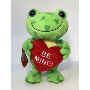 Hallmark Hearts A Hoppin Frog Be Mine Interactive Plush Valentine Hot Hop Works